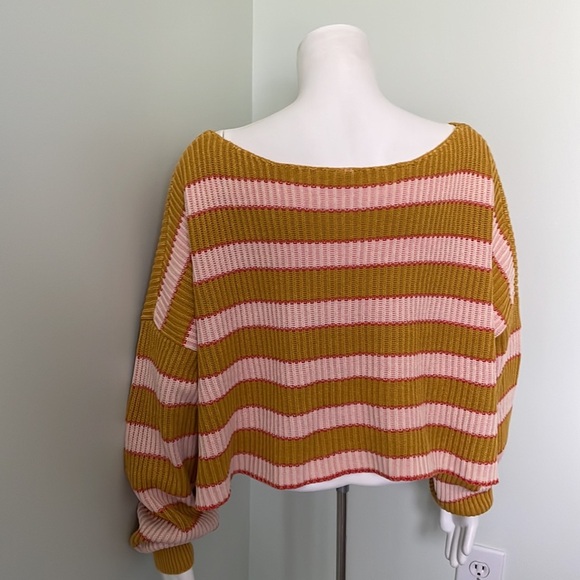 Free People Just My Stripe Sweater - Picture 8 of 11